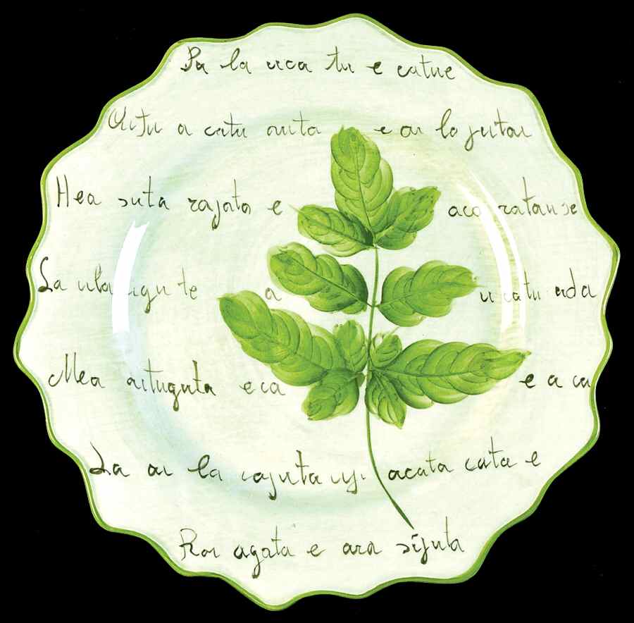 Botanico Salad Plate by Vietri (Italy)-1