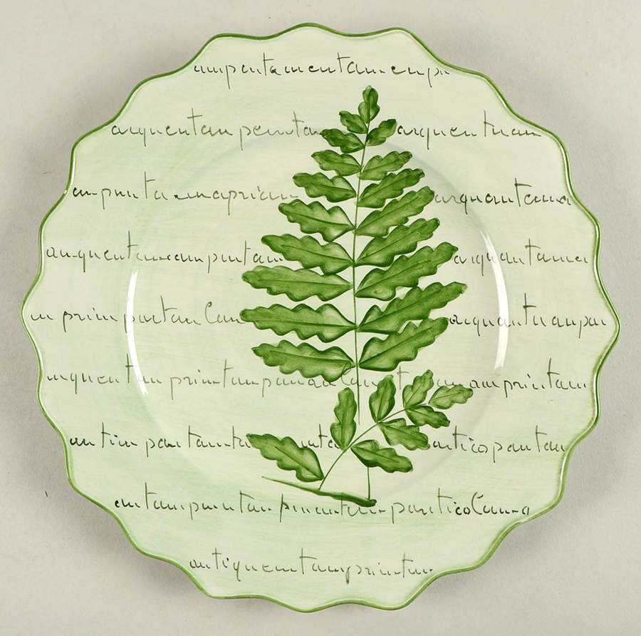 Botanico Dinner Plate by Vietri (Italy)-1