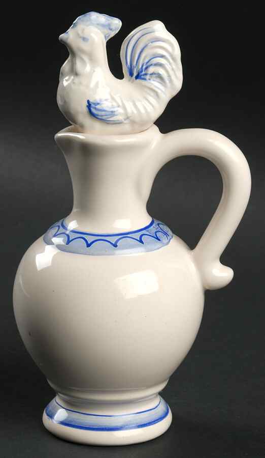Fiesole Oil Or Vinegar Cruet and Stopper by Vietri (Italy)-1