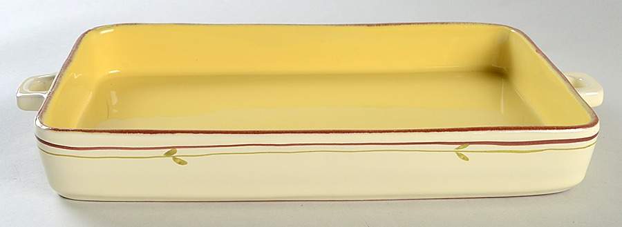 Fiori Di Bosco 14" Rectangular Baker by Vietri (Italy)-1