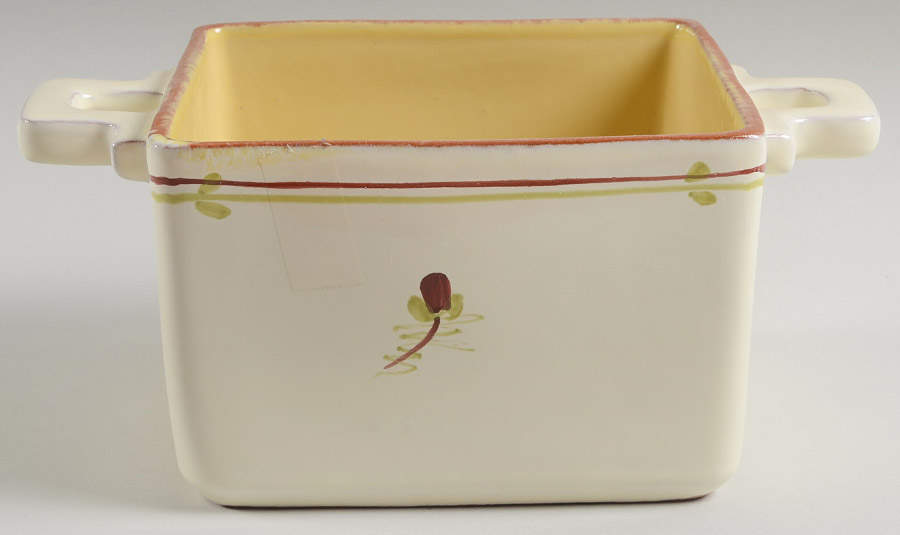 Fiori Di Bosco 2 Quart Square Casserole No Ceramic Lid by Vietri (Italy)-1