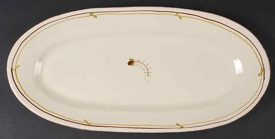 Fiori Di Bosco 16" Oval Serving Platter by Vietri (Italy)-1