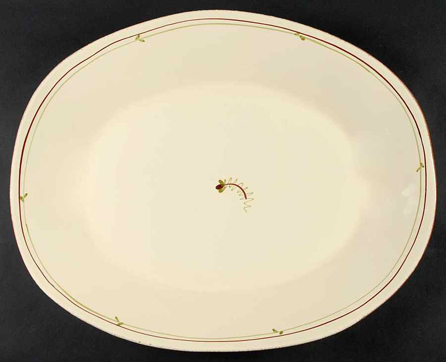 Fiori Di Bosco 19" Oval Serving Platter by Vietri (Italy)-1
