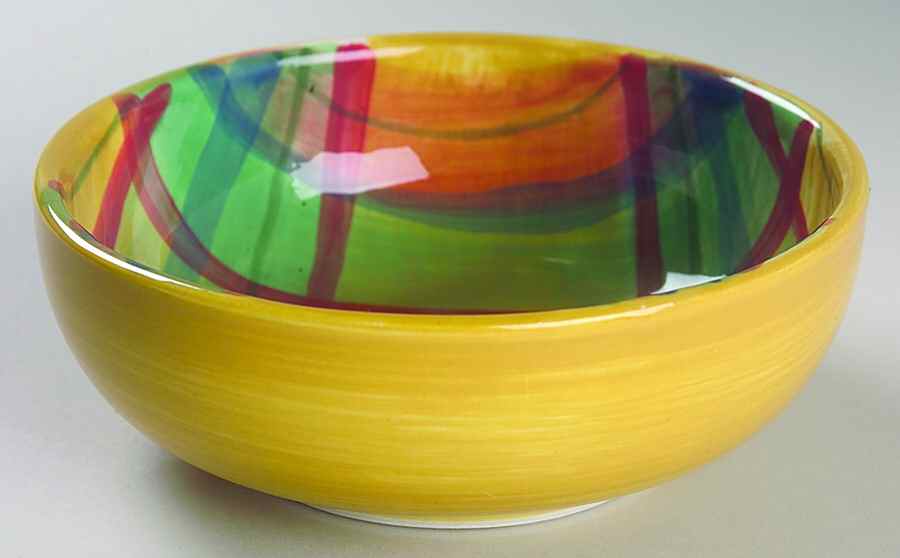 Madras Coupe Cereal Bowl by Vietri (Italy)-1