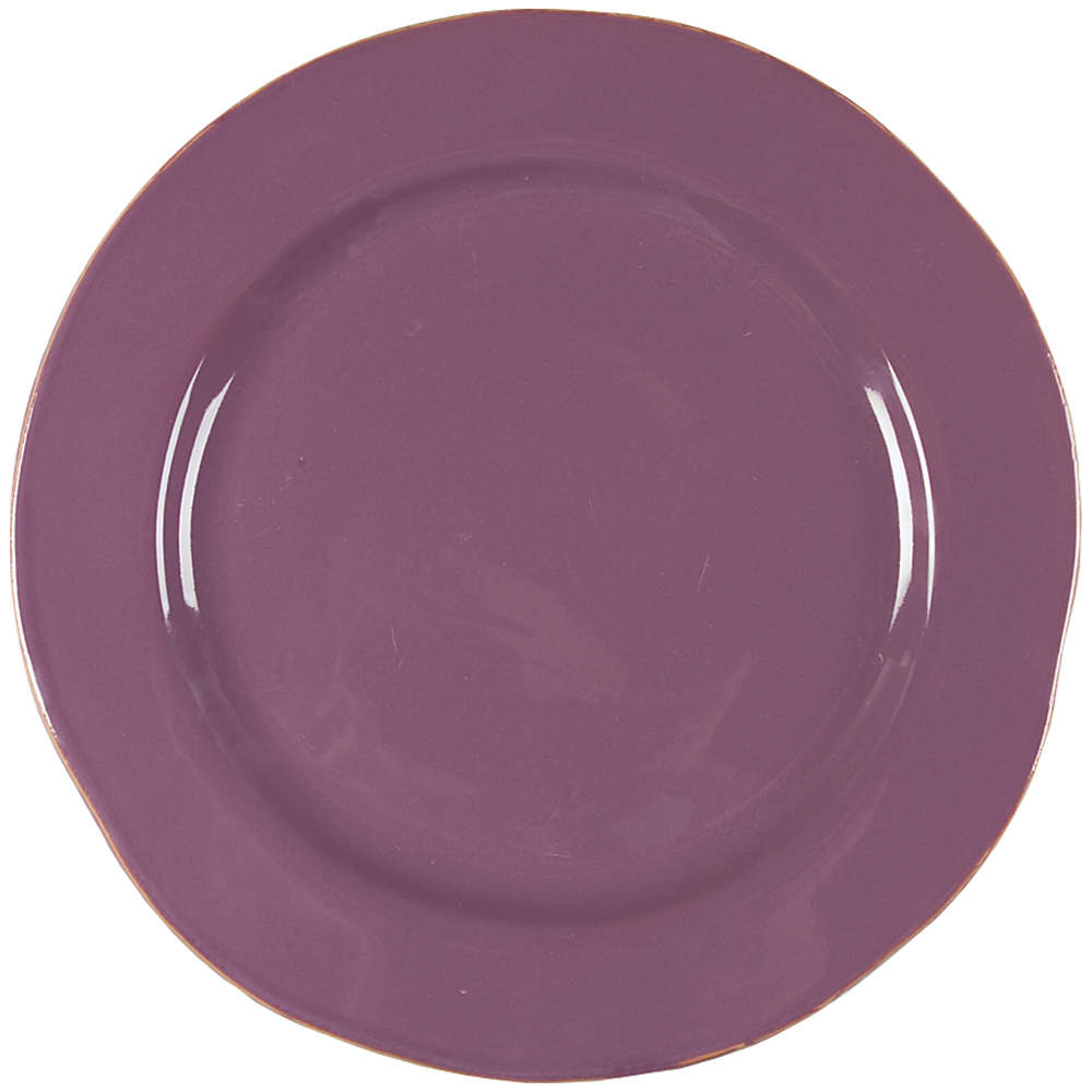 Melanzana (Eggplant) Large Dinner Plate by Vietri (Italy)-1