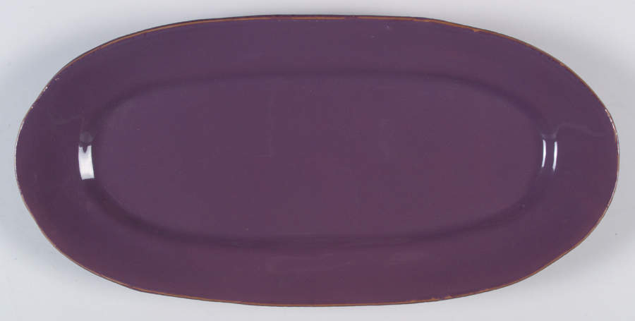 Melanzana (Eggplant) 16" Oval Serving Platter by Vietri (Italy)-1