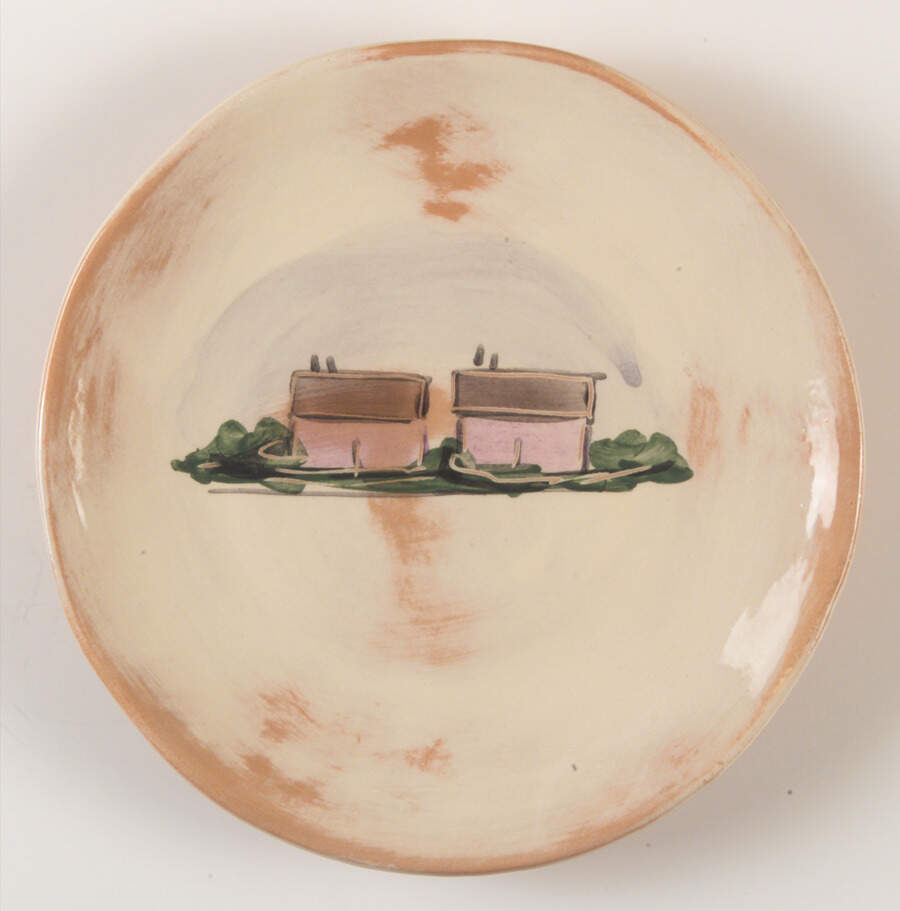 Tuscany Canape Plate by Vietri (Italy)-1