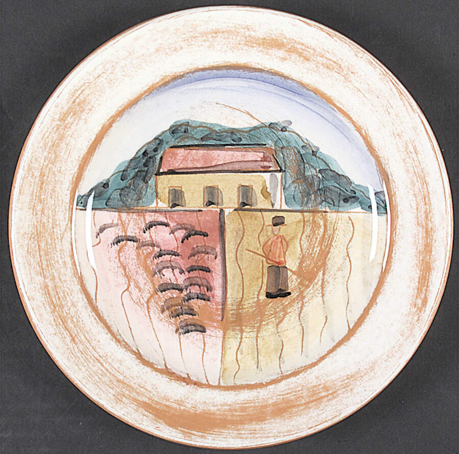 Tuscany Salad Plate by Vietri (Italy)-1