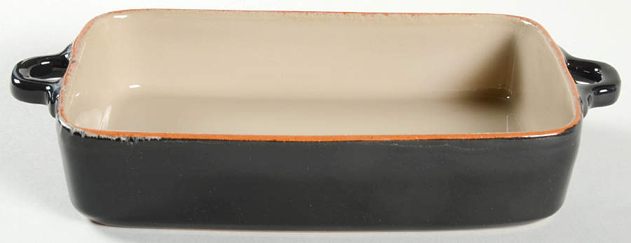 Chiaroscuro 8" Rectangular Baker by Vietri (Italy)-1
