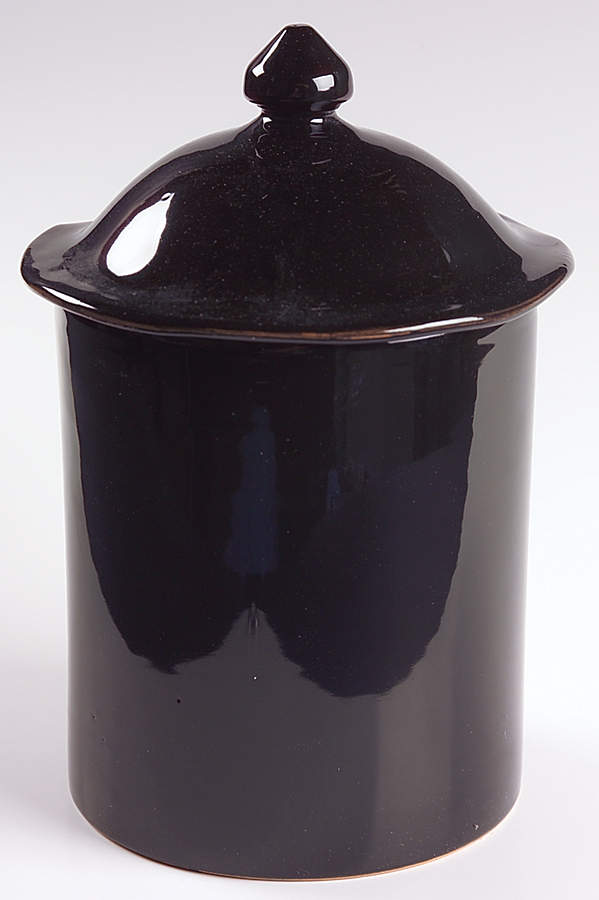Chiaroscuro Medium Canister & Lid by Vietri (Italy)-1