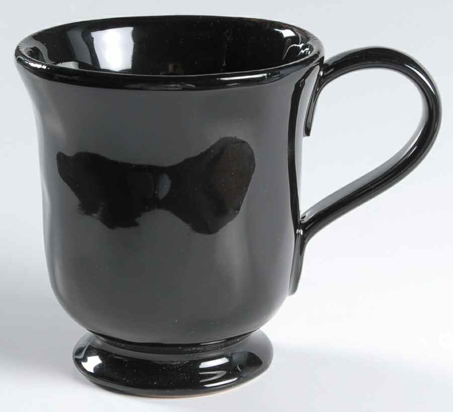 Chiaroscuro Footed Mug by Vietri (Italy)-1