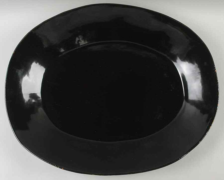 Chiaroscuro 19" Oval Serving Platter by Vietri (Italy)-1