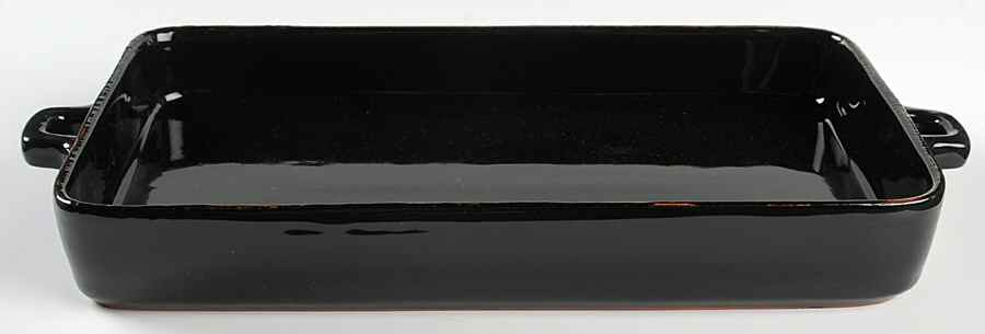 Chiaroscuro 14" Rectangular Baker by Vietri (Italy)-1