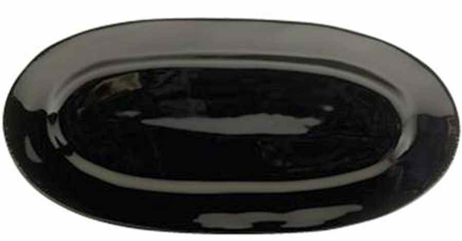 Chiaroscuro 16" Oval Serving Platter by Vietri (Italy)-1