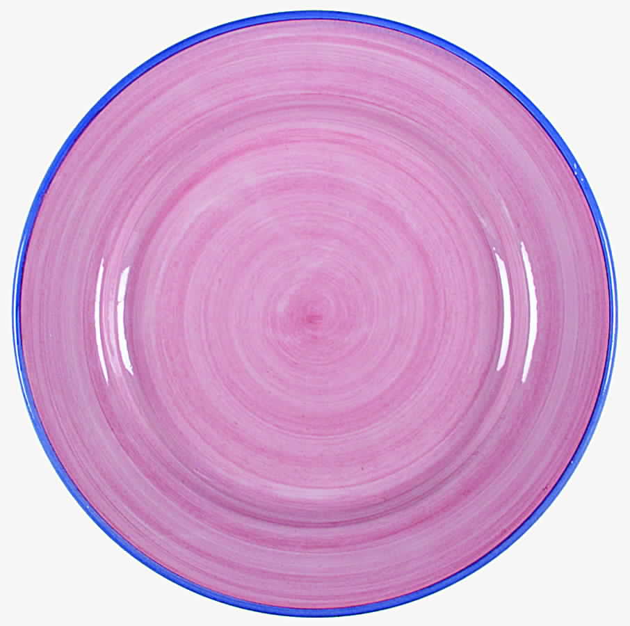 Colore Pink Service Plate (Charger) by Vietri (Italy)-1