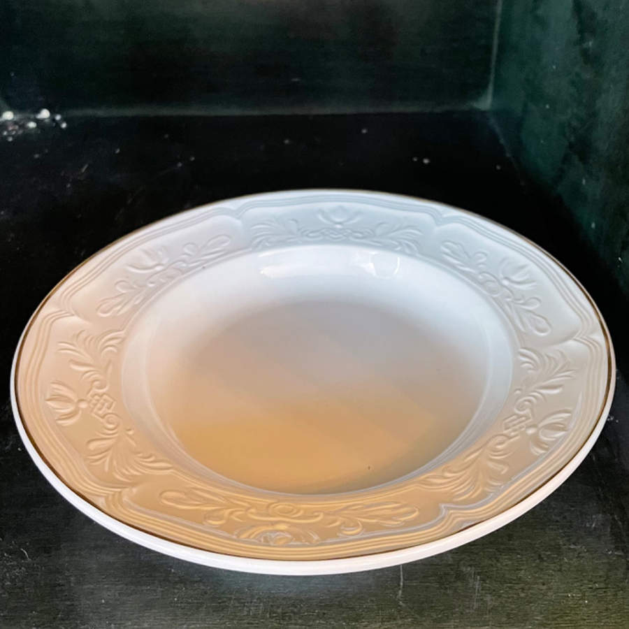 Cortina 2000 Gold Large Rim Soup Bowl by Villeroy & Boch-1