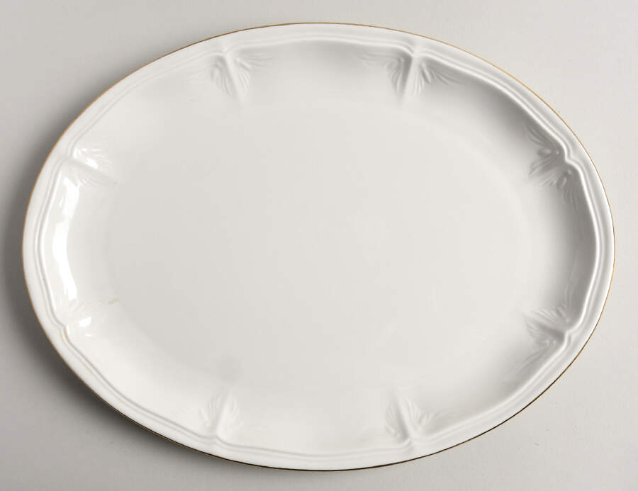 Cortina 2000 Gold 11" Oval Serving Platter by Villeroy & Boch-1