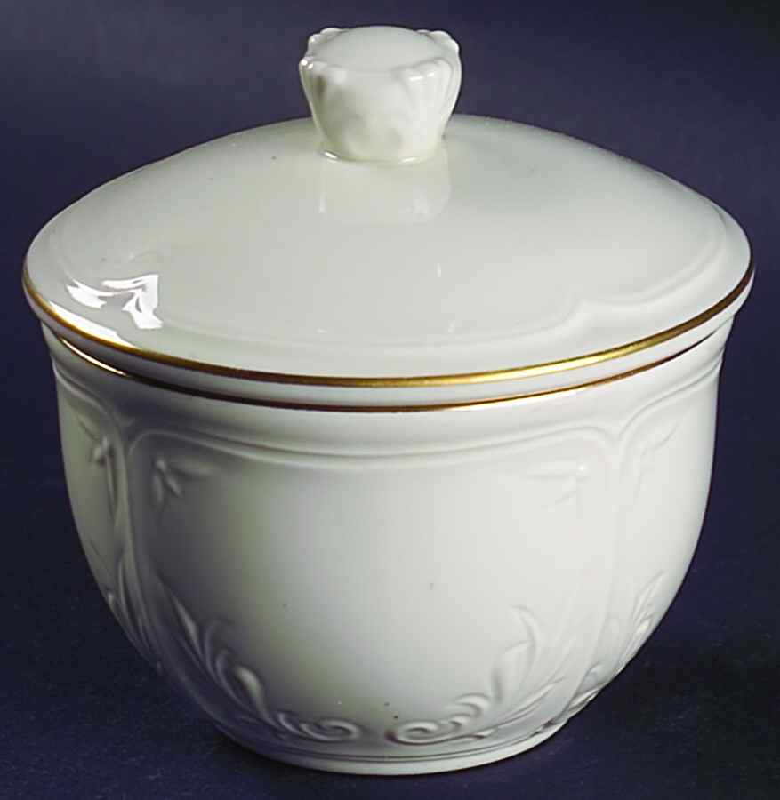 Cortina 2000 Gold Sugar Bowl & Lid by Villeroy & Boch-1