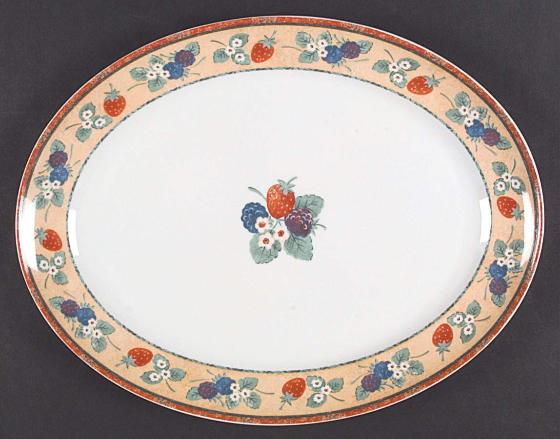 Del Bosco 14" Oval Serving Platter by Vista Alegre-1