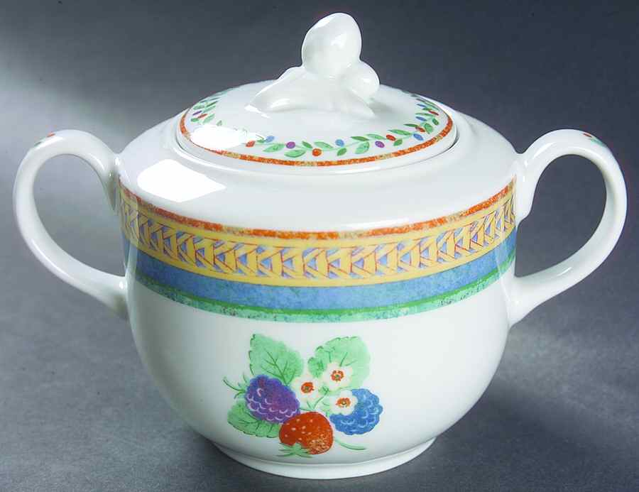 Del Bosco Sugar Bowl & Lid by Vista Alegre-1