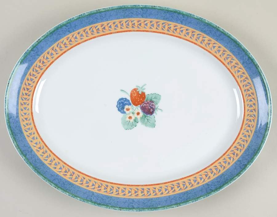 Del Bosco 13" Oval Serving Platter by Vista Alegre-1