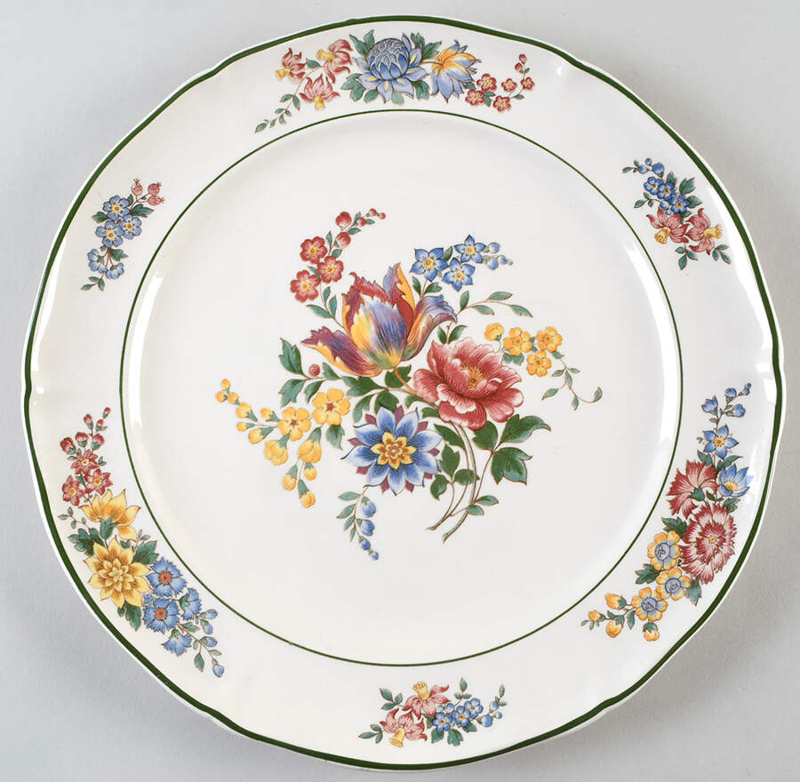 Fleurs De Montclair 12" Chop Plate (Round Platter) by Villeroy & Boch-1