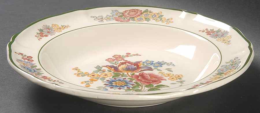 Fleurs De Montclair Rim Soup Bowl by Villeroy & Boch-1