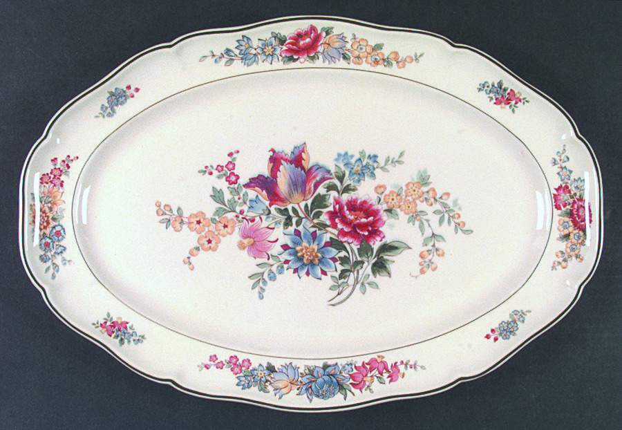 Fleurs De Montclair 16" Oval Serving Platter by Villeroy & Boch-1
