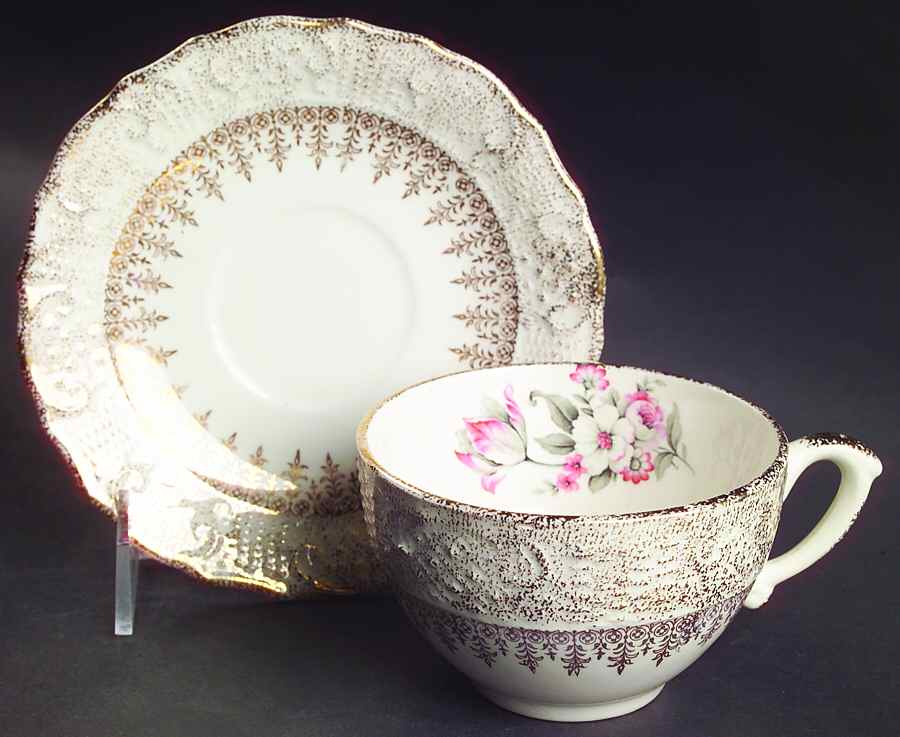 VOG61 Flat Cup & Saucer Set by Vogue-1