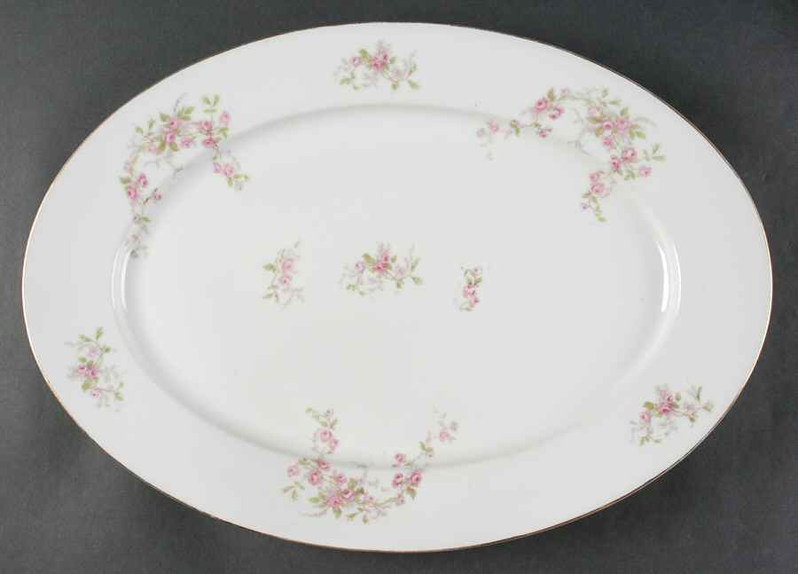 VTO46 16" Oval Serving Platter by Victoria (Austria)-1