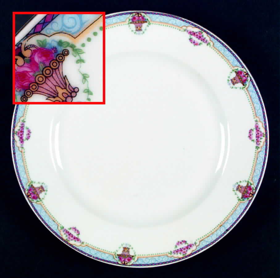 VIT187 Dinner Plate by Victoria (Czech)-1