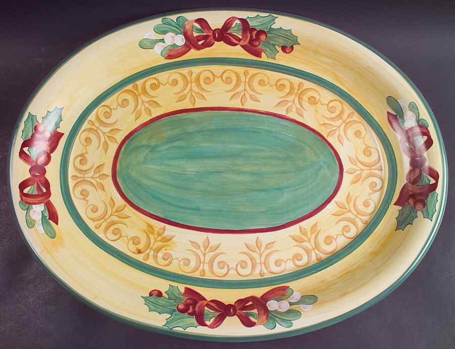 Merry Winter 19" Oval Serving Platter by Villeroy & Boch-1