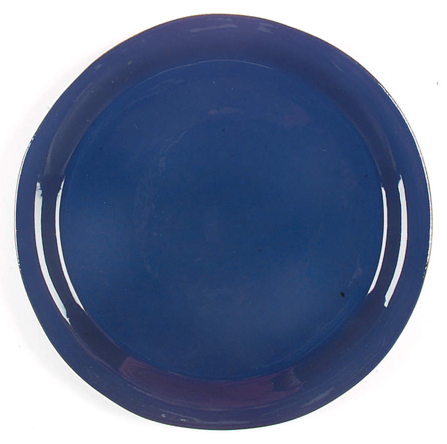 Blu Dinner Plate by Vietri (Italy)-1