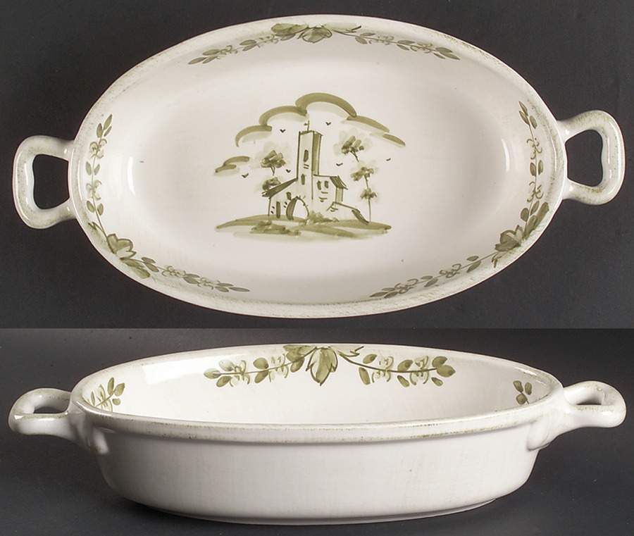 Borgo Antico 13" Oval Baker by Vietri (Italy)-1