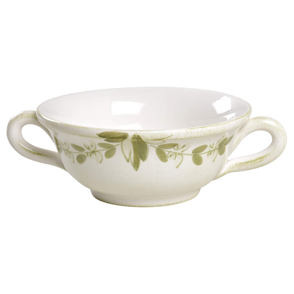 Borgo Antico 5" Round Handled Bowl by Vietri (Italy)-1