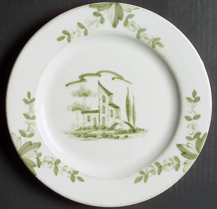 Borgo Antico Salad Plate by Vietri (Italy)-1