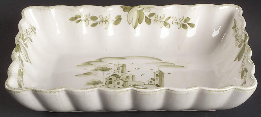 Borgo Antico 11" Rectangular Vegetable Bowl by Vietri (Italy)-1
