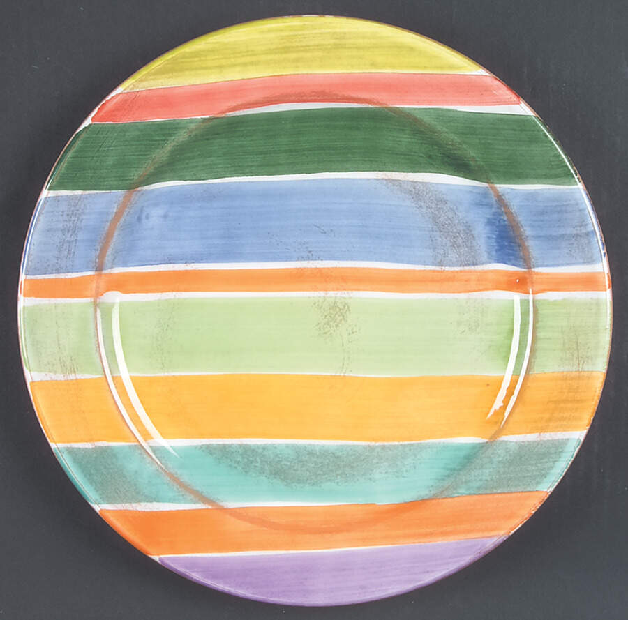 La Fenice Dinner Plate by Vietri (Italy)-1
