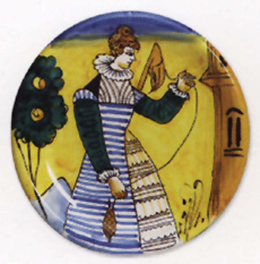 Dell'Arte Salad Plate by Vietri (Italy)-1