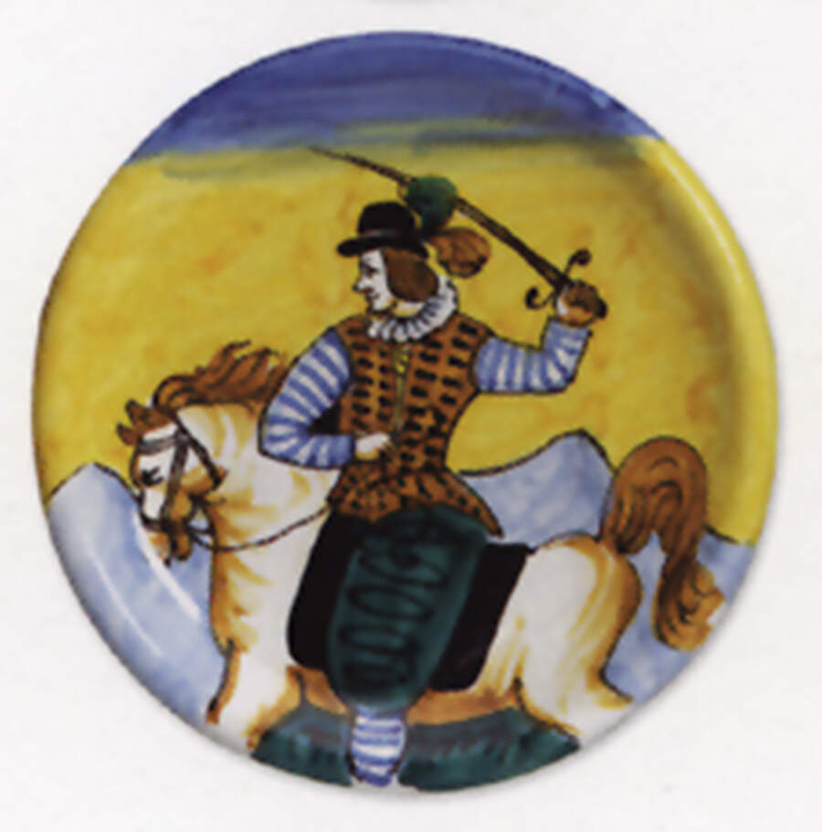 Dell'Arte Salad Plate by Vietri (Italy)-1