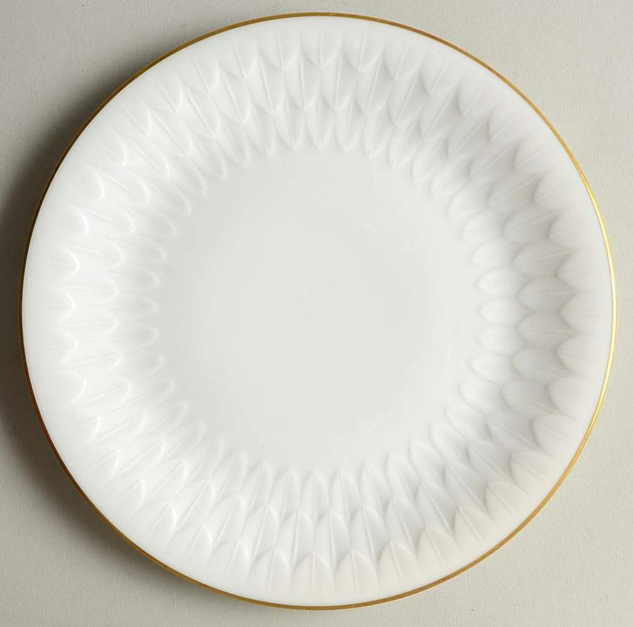 Florence (Gold Trim) Salad Plate by Vignaud-1