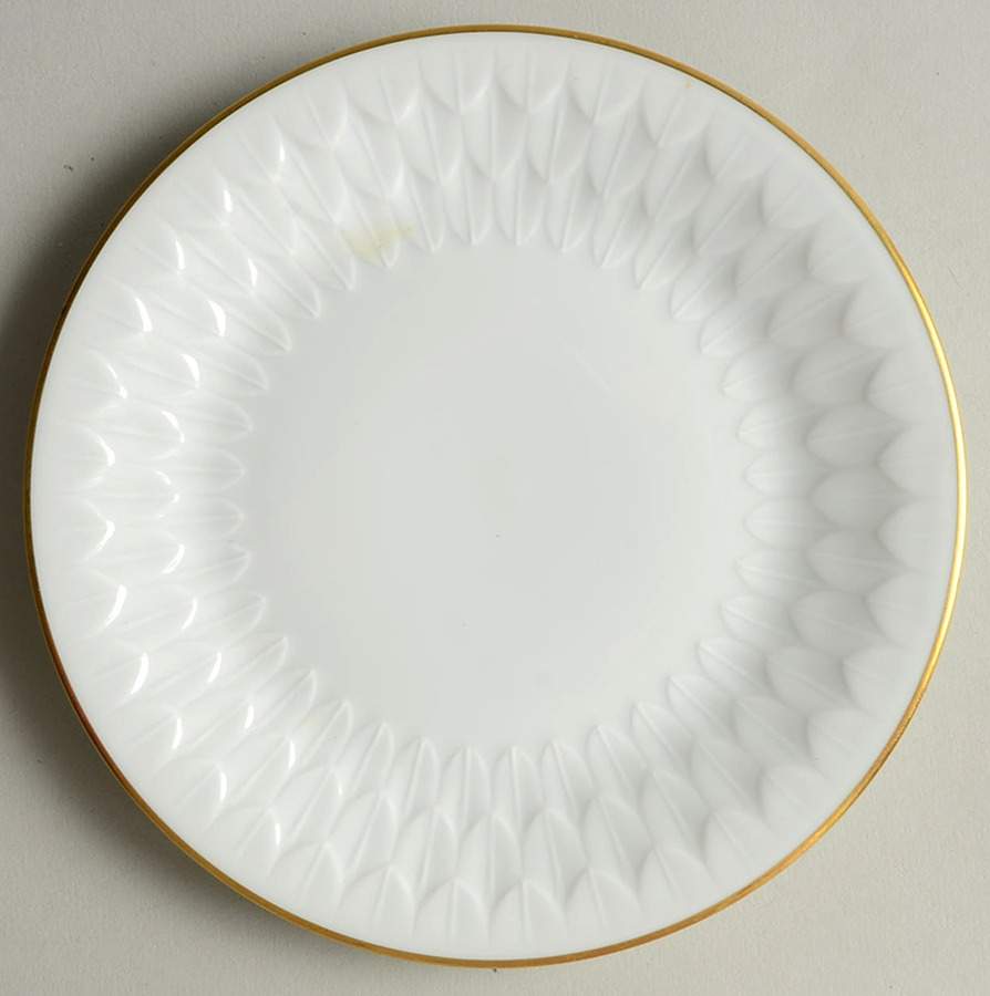 Florence (Gold Trim) Bread & Butter Plate by Vignaud-1