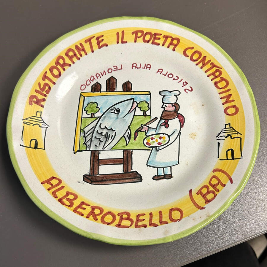 Ristorante Luncheon Plate by Vietri (Italy)-1