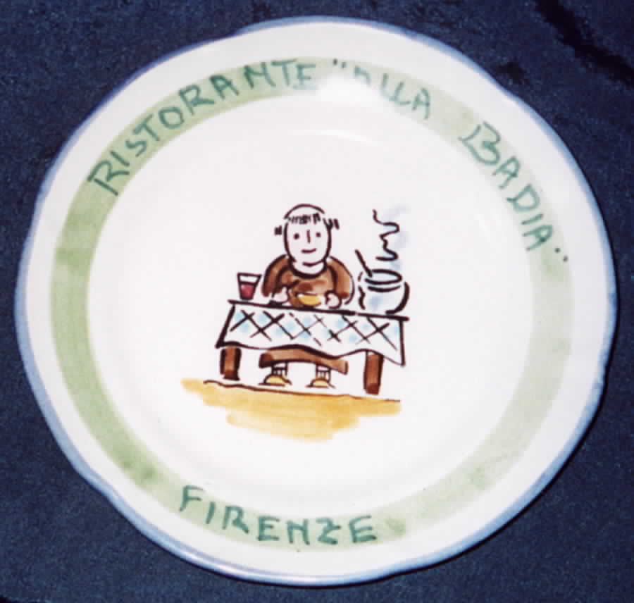 Ristorante Wall Plate by Vietri (Italy)-1