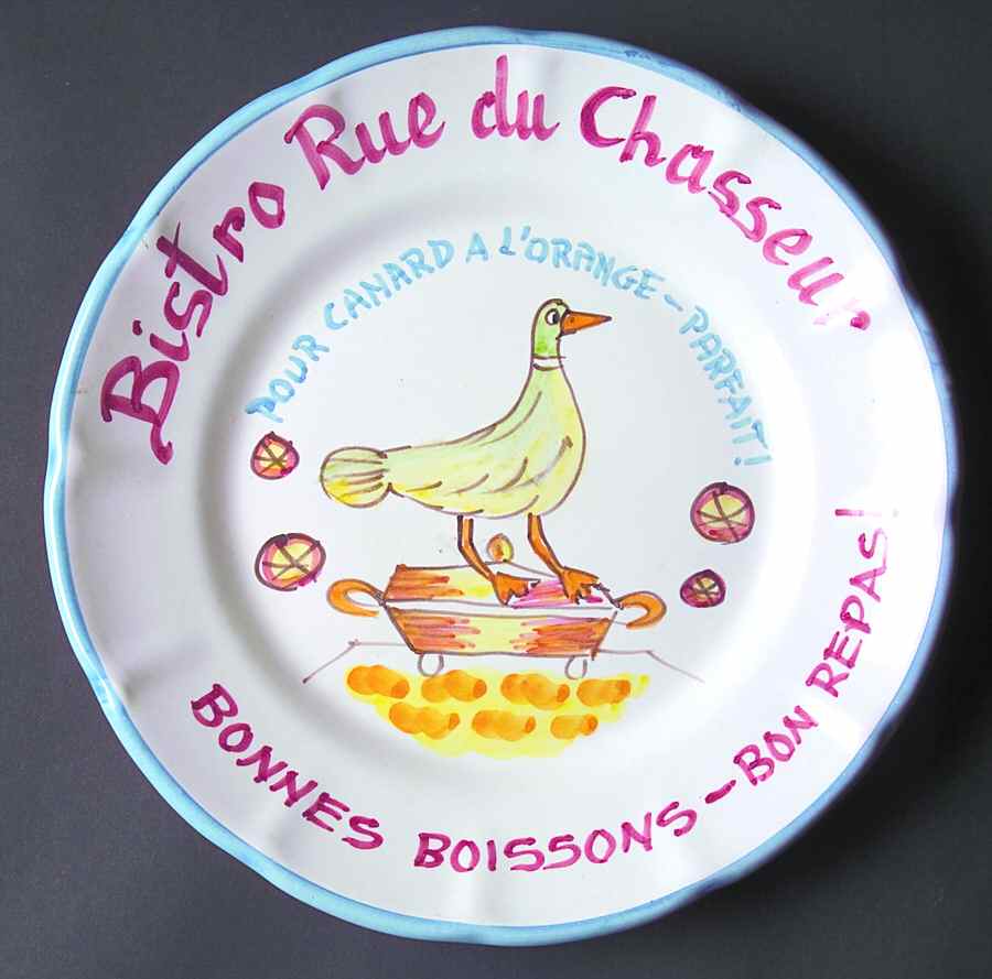 Ristorante Wall Plate by Vietri (Italy)-1