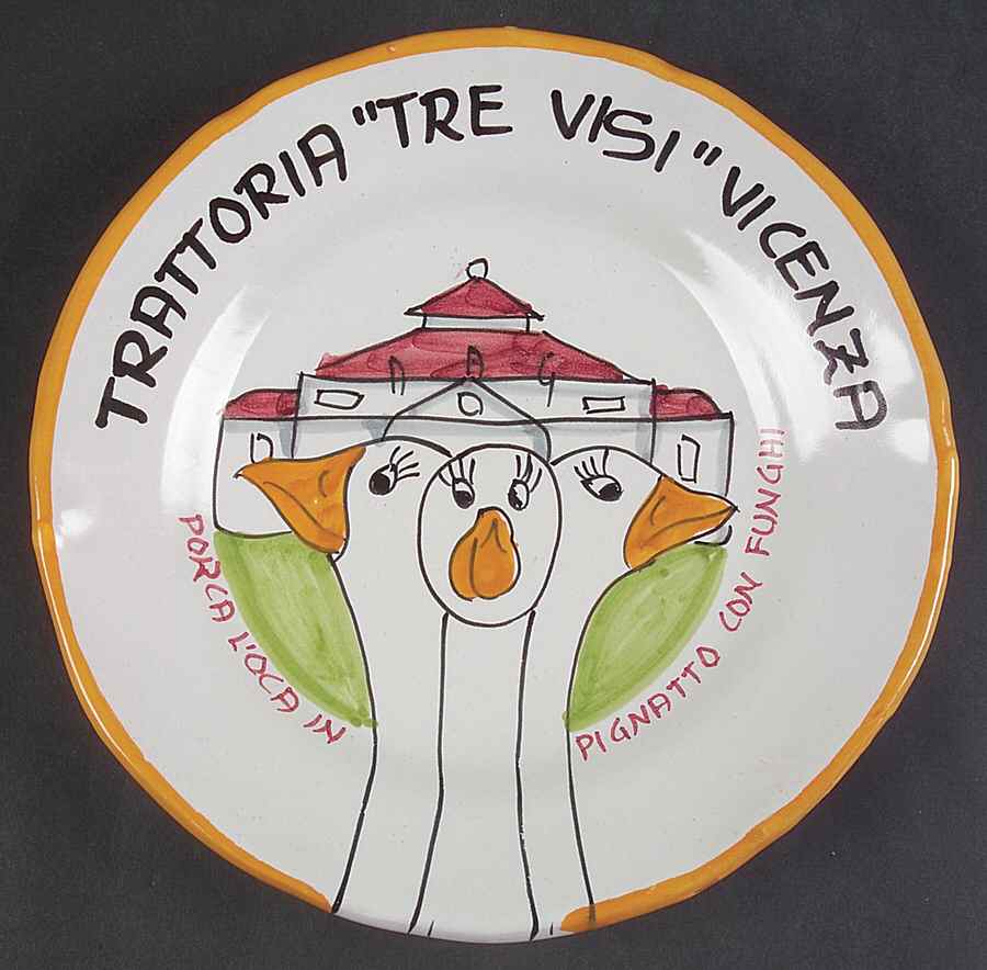 Ristorante Luncheon Plate by Vietri (Italy)-1