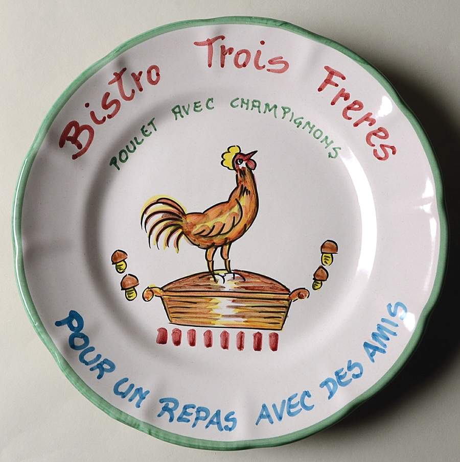 Ristorante Wall Plate by Vietri (Italy)-1