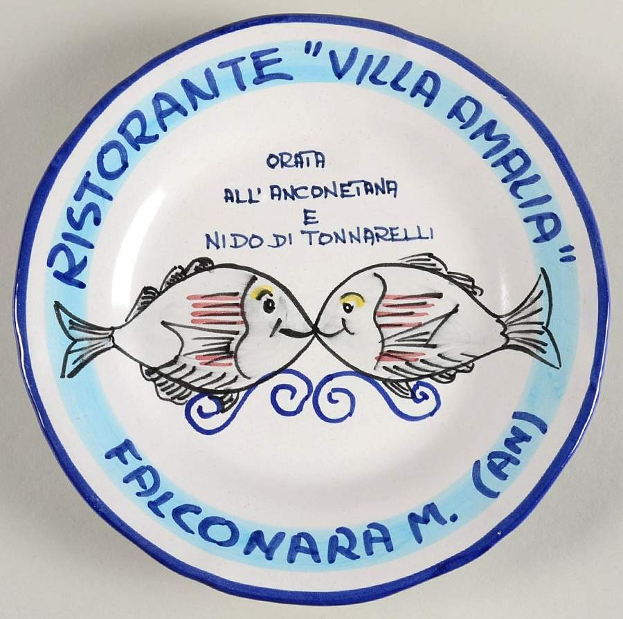 Ristorante Luncheon Plate by Vietri (Italy)-1