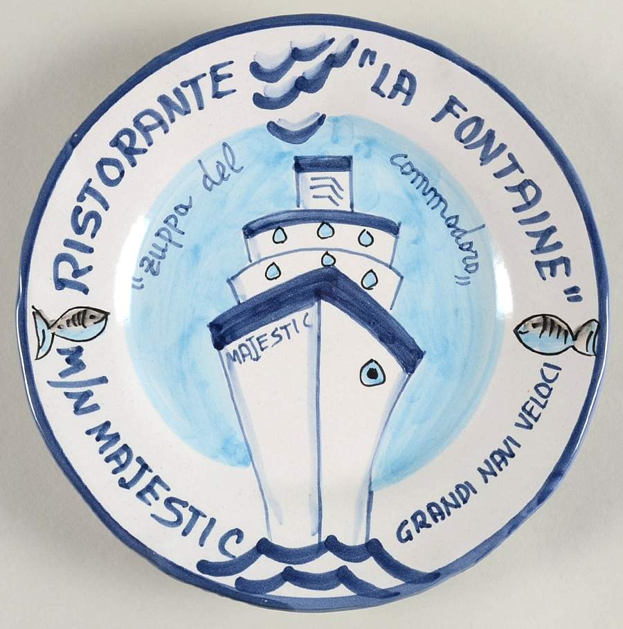 Ristorante Luncheon Plate by Vietri (Italy)-1