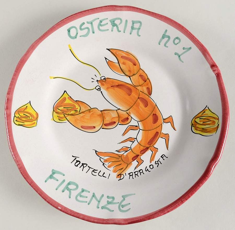 Ristorante Luncheon Plate by Vietri (Italy)-1
